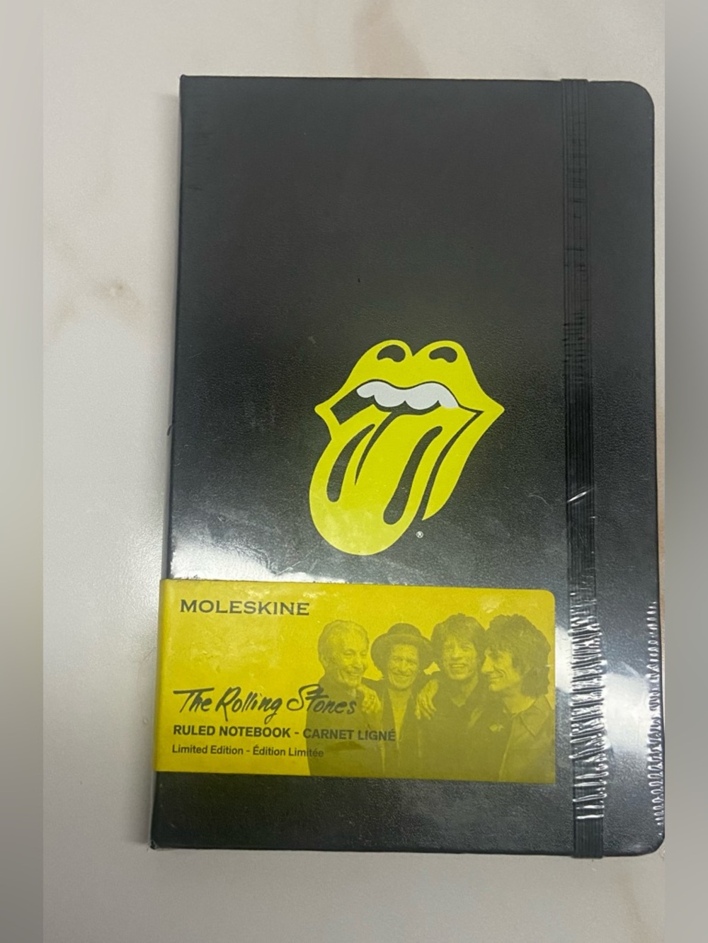 Rolling Stones moleskin notebook
